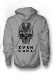 Manu Grey Zip Hoodie