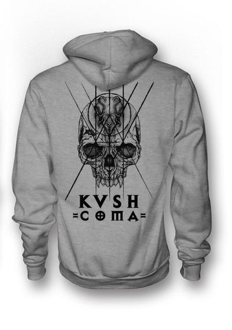 Manu Grey Zip Hoodie