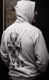 Manu Grey Zip Hoodie