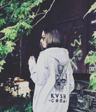 Manu Grey Zip Hoodie