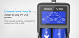 XTAR VC2 charger - subohmnia vape shop electronic cigarettes