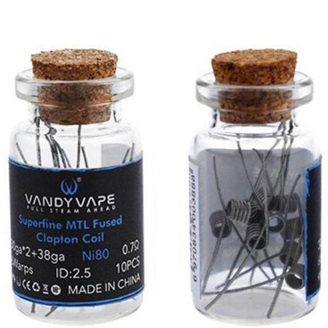 VandyVape Prebuilt MTL clapton coils 0.7ohm- subohmnia vape shop electronic cigarettes