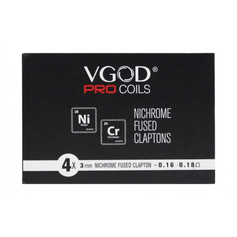 VGOD PRO COILS Nichrome Fused Clapton - subohmnia vape shop electronic cigarettes